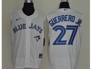 Nike Toronto Blue Jays 27 Vladimir Guerrero JR Vest Jersey White