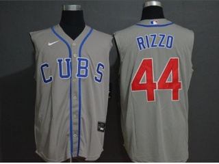 Nike Chicago Cubs 44 Anthony Rizzo Vest Jersey Gray 