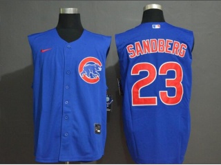 Nike Chicago Cubs 23 Ryne Sandberg Vest Jersey Blue