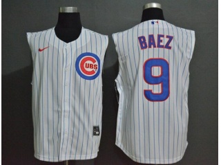 Nike Chicago Cubs 9 Javier Baez Vest Jersey White