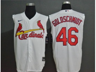 Nike St. Louis Cardinals 46 Paul Goldschmidt Vest Jersey White