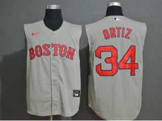 Nike Boston Red Sox 34 David Ortiz Vest Jersey Gray