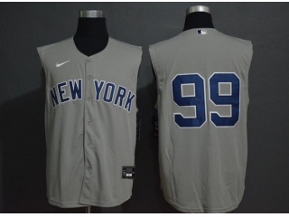 Nike New York Yankees 99 Aaron Judge Vest Jersey Gray