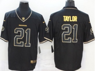 Washington Redskins #21 Sean Taylor Limited Jersey Black Gold