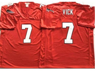 Atlanta Falcons #7 Michael Vick Throwback Jersey Red