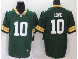 Green Bay Packers #10 Jordan Love Vapor Limited Jersey Green