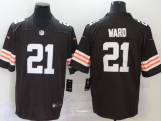 Cleveland Browns #21 Denzel Ward New Style VaporLimited Jersey Brown