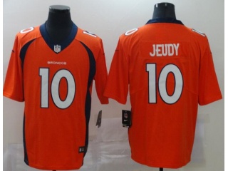 Denver Broncos #10 Jerry Jeudy Vapor Untouchable Limited Jersey Orange 