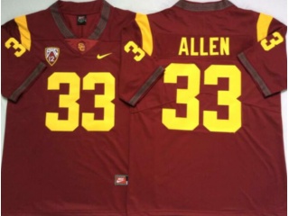 USC Trojans #33 Marcus Allen Limited Jersey Red