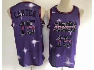 Toronto Raptors #15 Vince Carter HWC Starry Jersey Purple
