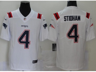 New England Patriots #4 Jarrett Stidham 2020 Vapor Untouchable Limited Jersey White