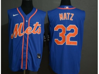 Nike New York Mets #32 Steven Matz Vest Jersey Blue