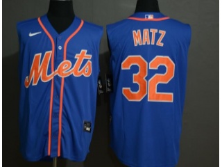 Nike New York Mets #32 Steven Matz Vest Jersey Blue 