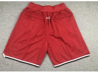 Houston Rockets Chinese Just Don Shorts Red