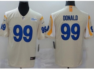 Los Angeles Rams #99 Aaron Donald Vapor Untouchable Limited Jersey Cream 
