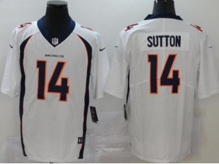 Denver Broncos #14 Courtland Sutton Vapor Limited Football Jersey White