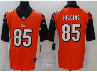 Cincinnati Bengals #85 Tee Higgins Vapor Limited Jersey Orange