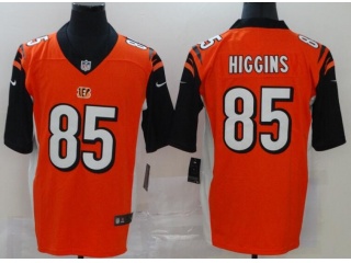 Cincinnati Bengals #85 Tee Higgins Vapor Limited Jersey Orange 