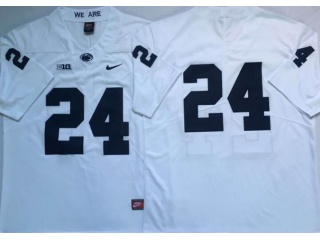 Penn State Nittany Lions #24 Limited Jerseys White