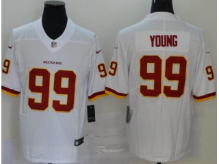 Washington Redskins #99 Chase Young Vapor Limited Jersey White