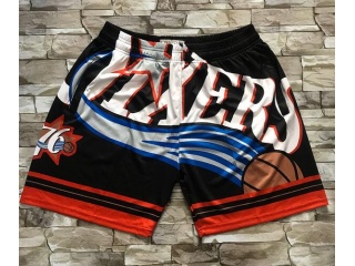 Philadelphia 76ers Mitchell&Ness Big Face Short Black