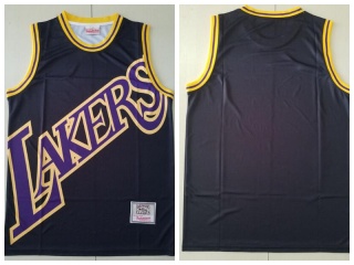 Los Angeles Lakers Mitchell&Ness Big Face Jersey Black