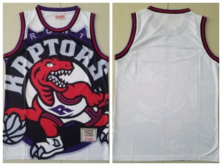 Toronto Raptors Mitchell&Ness Big Face Jersey White