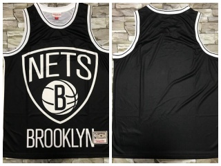 Brooklyn Nets Mitchell&Ness Big Face Jersey Black
