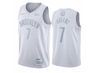 Nike Brooklyn Nets #7 Kevin Durant MVP Jersey White