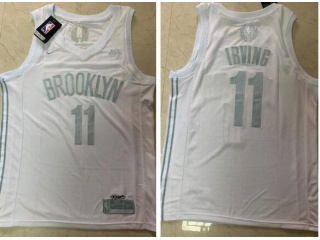 Nike Brooklyn Nets #11 Kyrie Irving MVP Jersey White