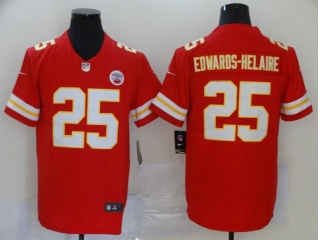 Kansas City Chiefs #25 Clyde Edwards-Helaire Limited Football Jersey Red