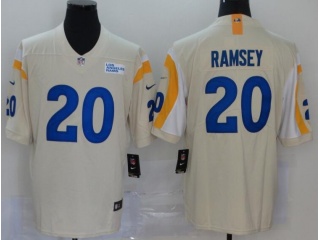 Los Angeles Rams #20 Jalen Ramsey Vapor Untouchable Limited Jersey Cream