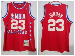 Chicago Bulls #23 Michael Jordan 1989 All Star Jersey Red