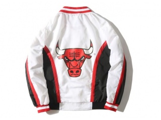 Chicago Bulls Mitchell&Ness Jackets White