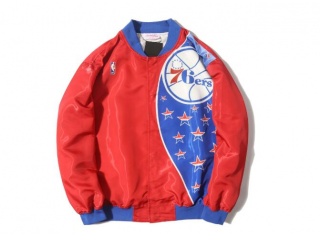 Philadelphia 76ers Mitchell&Ness Jackets Red