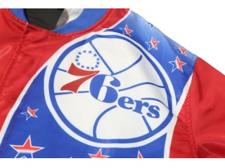 Philadelphia 76ers Mitchell&Ness Jackets Red
