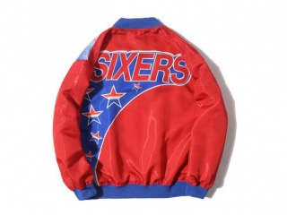 Philadelphia 76ers Mitchell&Ness Jackets Red