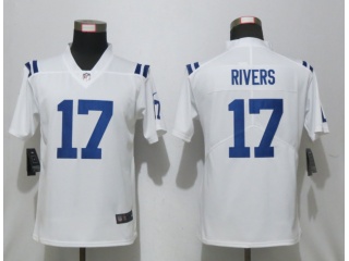 Womens Indianapolis Colts #17 Philip Rivers Vapor Limited Jerseys White