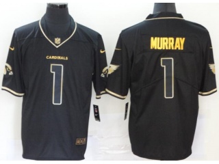 Arizona Cardinals #1 Kyler Murray Limited Jersey Black Gold