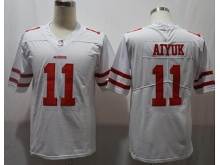 San Francisco 49ers #11 Brandon Aiyuk Limited Jersey White 