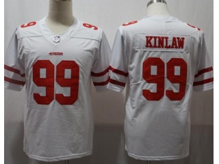 San Francisco 49ers #99 Javon Kinlaw Limited Jersey White
