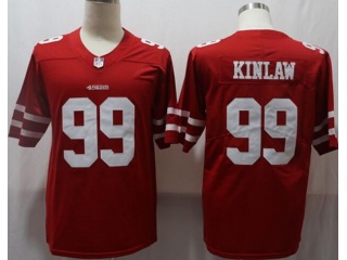 San Francisco 49ers #99 Javon Kinlaw Limited Jersey Red 