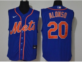 Nike New York Mets #20 Pete Alonso Vest Jersey Blue