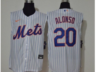 Nike New York Mets #20 Pete Alonso Vest Jersey White