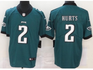 Philadelphia Eagles #2 Jalen Hurts Vapor Limited Jersey  Green