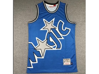 Orlando Magic #32 Shaquille O'Neal Mitchell&Ness Big Face Jersey Blue