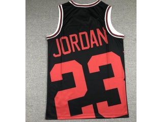 Chicago Bulls #23 Michael Jordan Mitchell&Ness Big Face Jersey Black