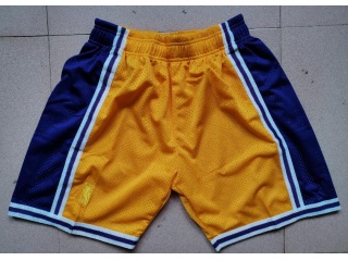 Los Angeles Lakers Yellow Mitchell & Ness Shorts