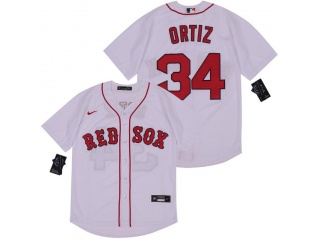 Nike Boston Red Sox #34 David Ortiz Cool Base Jersey White