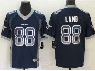 Dallas Cowboys #88 CeeDee Lamb Drift Fashion Jersey Blue